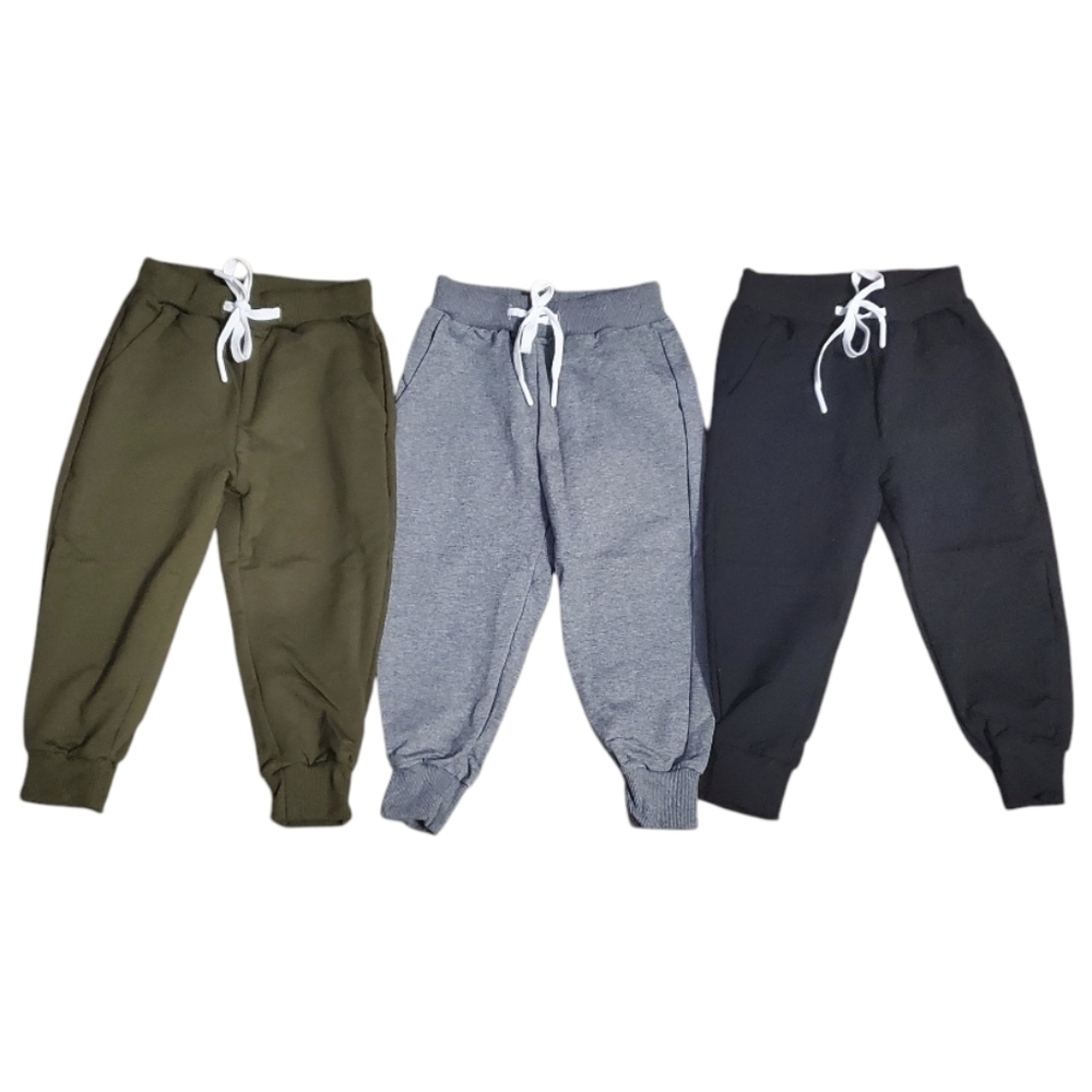 New Boutique Kids Toddler Boy/Girl Athletic Joggers Sweatpants 3 PC Bundle 3T